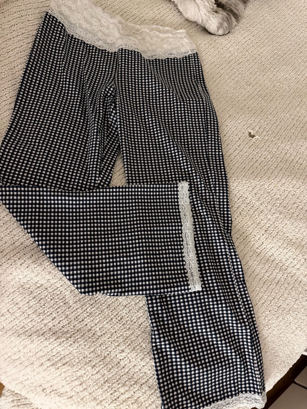 Frankie's Bikini Nikki Gingham Capri Pants - Midnight Wishes - Picture 3 of 7
